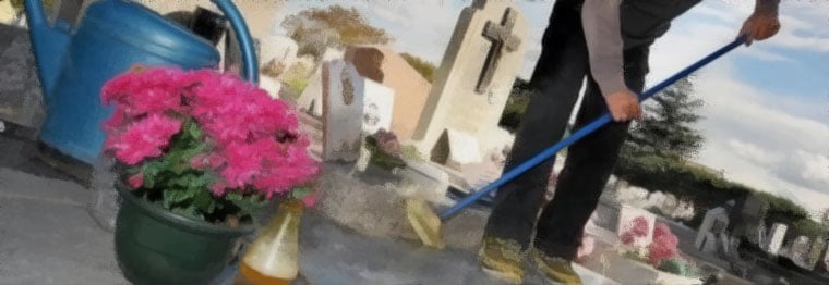 entretien nettoyage cimetière