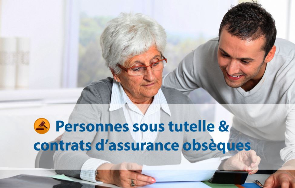 personne sous tutelle en train de se renseigner sur le contrat obsèques